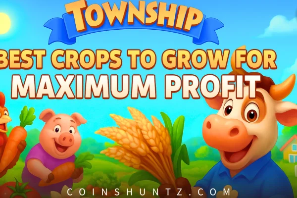 วิธีหาเงินใน Township ให้เร็วที่สุดแบบไม่ต้องเติม